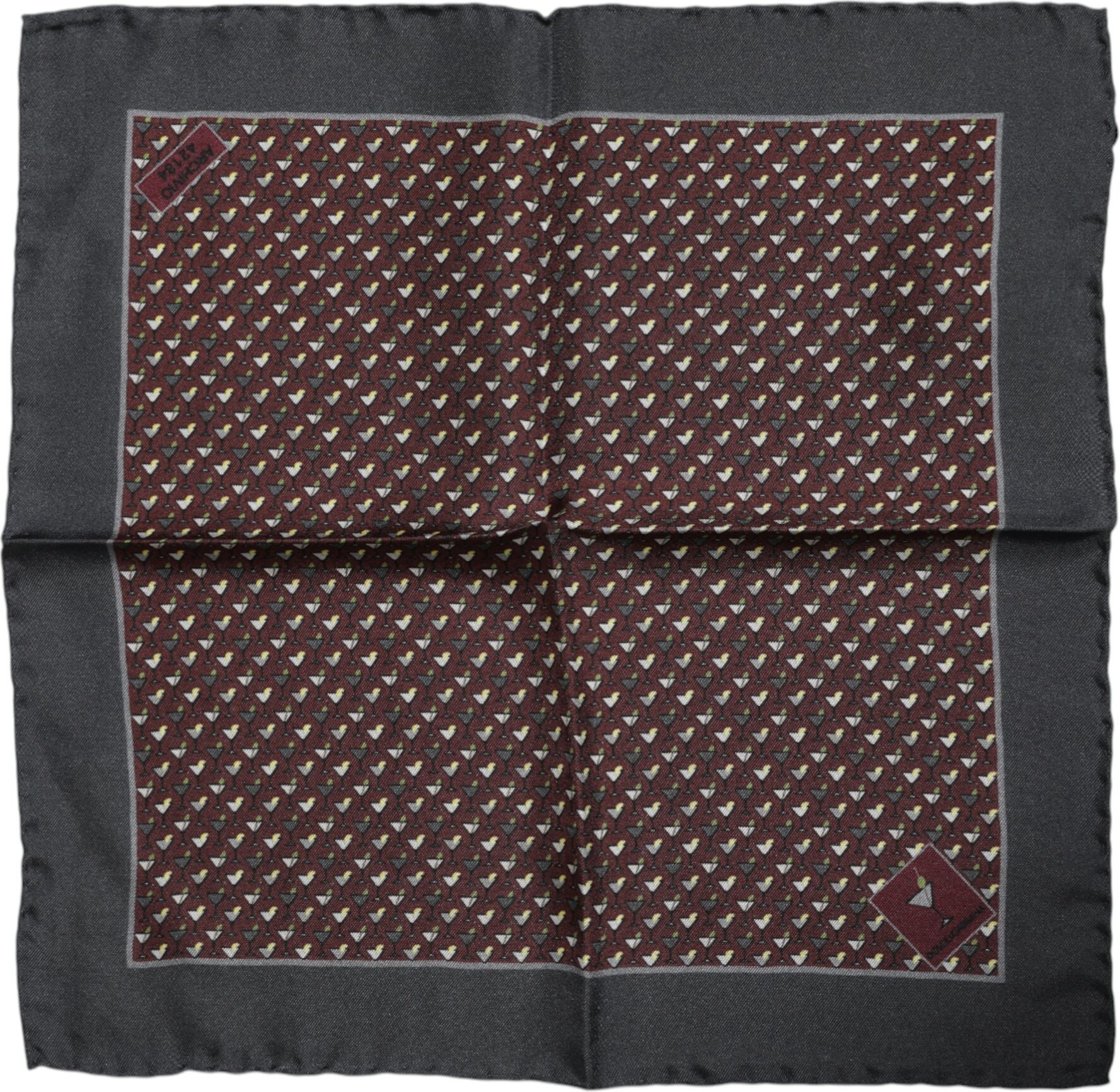Платок-шарф Foulard Dolce & Gabbana Марсала Коктейль