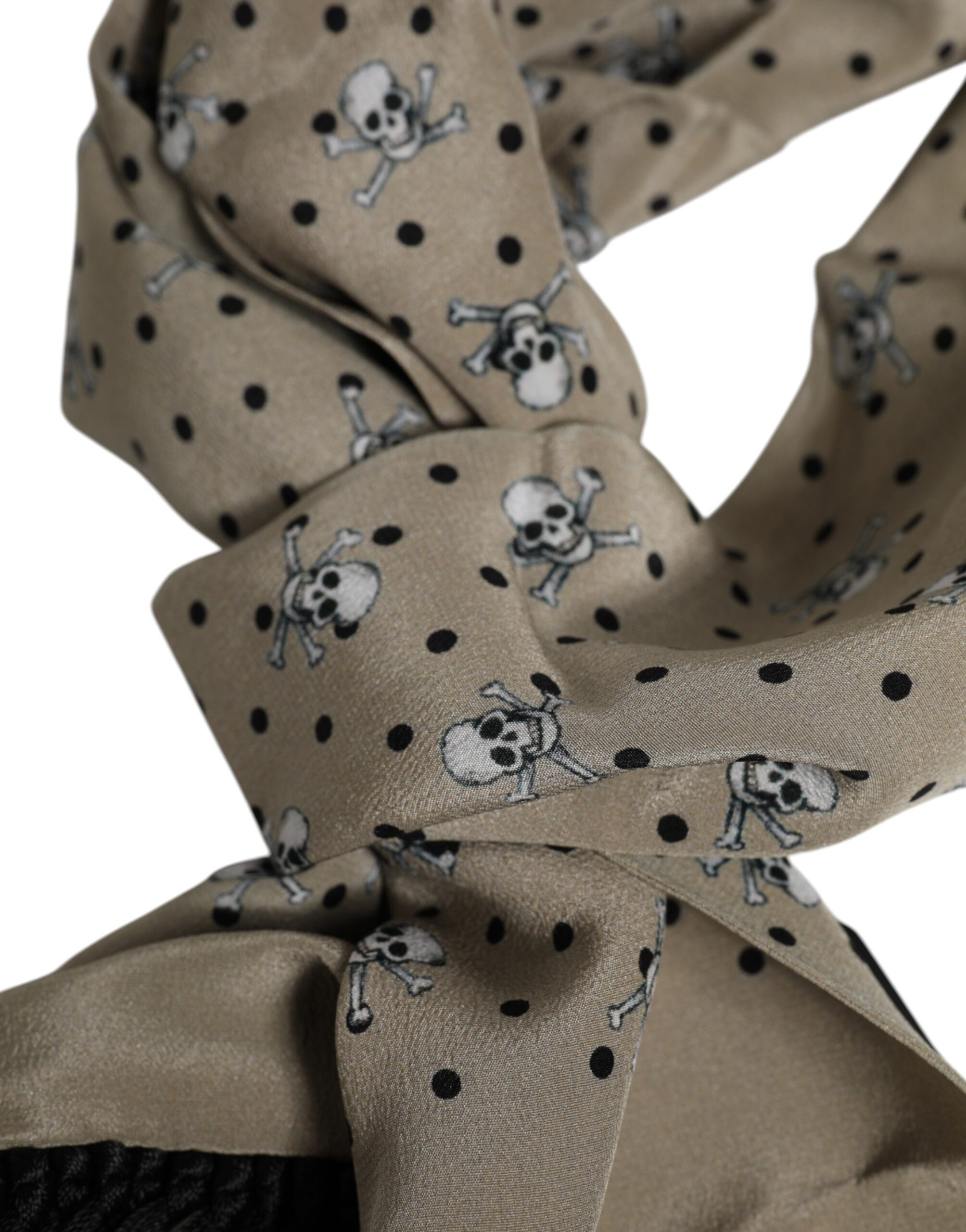Платок-шарф Dolce & Gabbana Gray Skulls