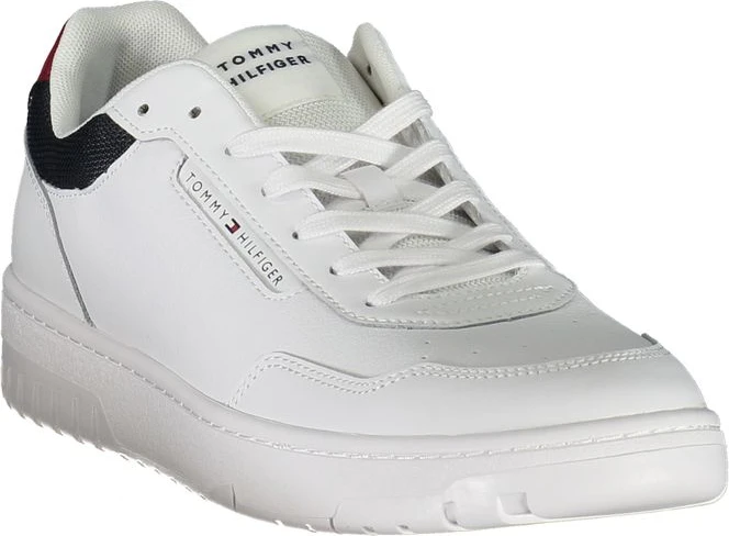 Белые кожаные кроссовки Tommy Hilfiger