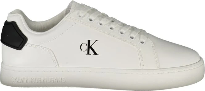 Кеды Calvin Klein белые кожаные мужские