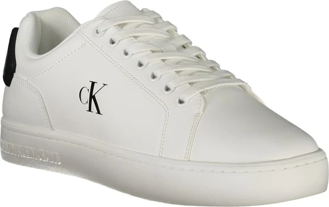 Кеды Calvin Klein белые кожаные мужские