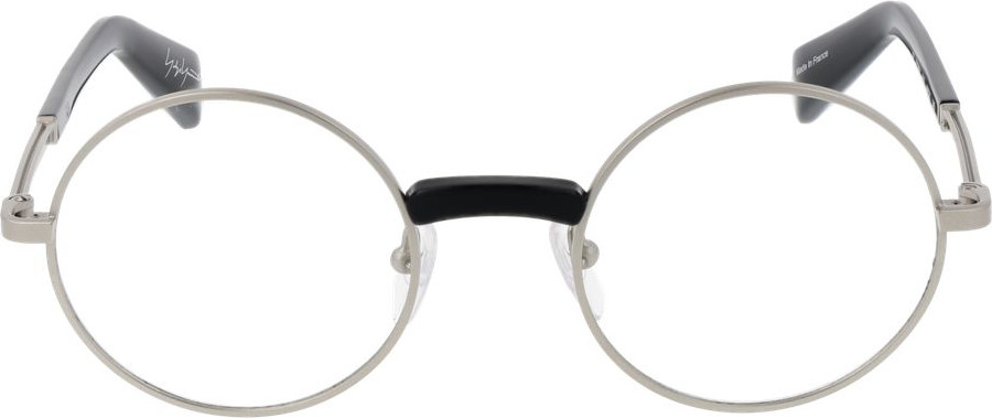 Серебряные металлические очки (оправа) Yohji Yamamoto