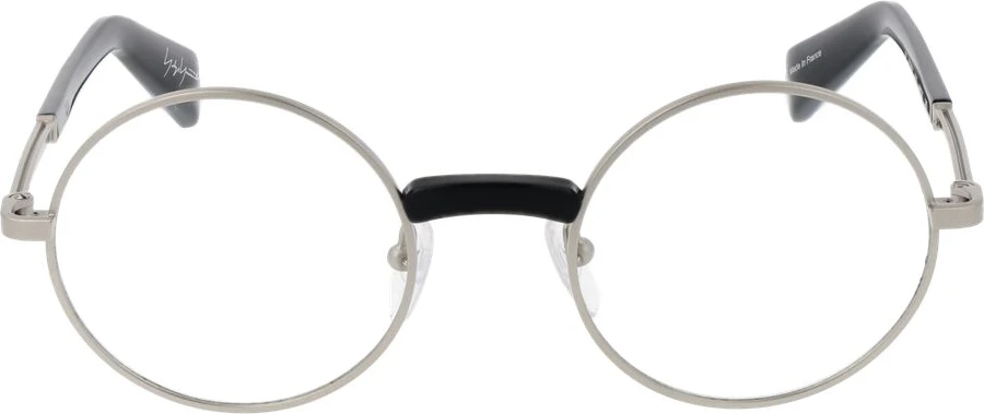 Серебряные металлические очки (оправа) Yohji Yamamoto