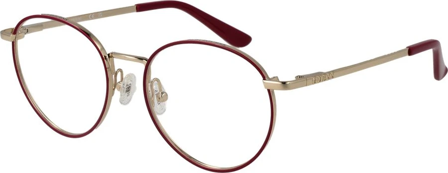 Красная металлическая оправа для очков GUESS