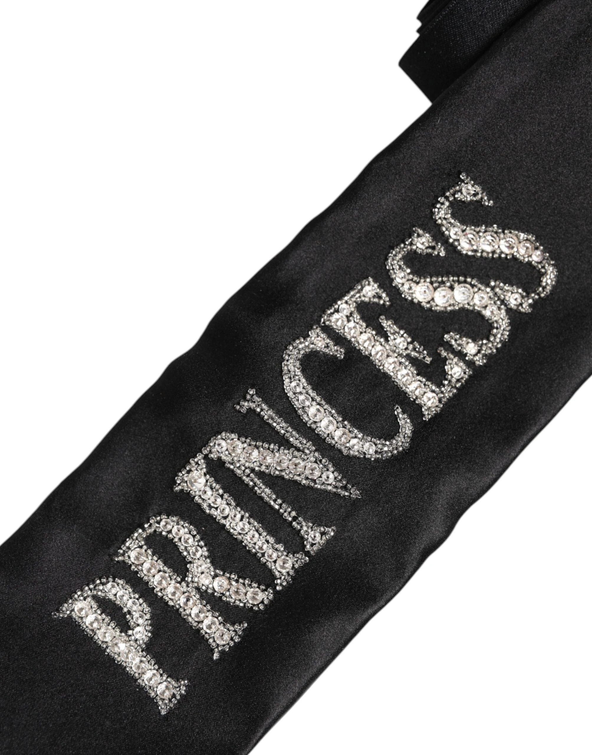 Поясной ремень Dolce & Gabbana Black Princess Fantasy