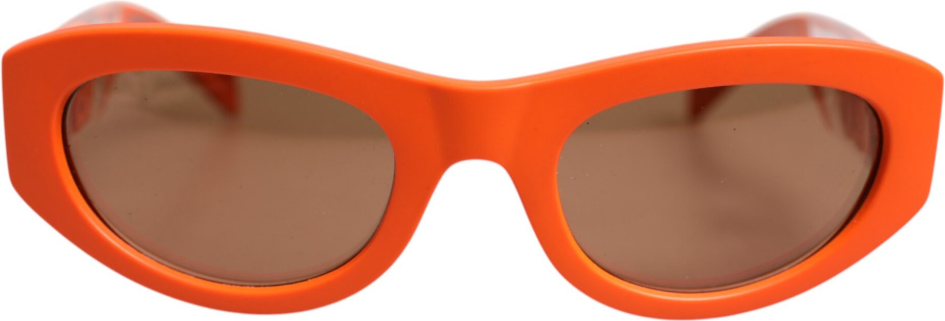 Солнцезащитные очки Dolce & Gabbana Orange Reborn To Live овальной оправы с логотипом