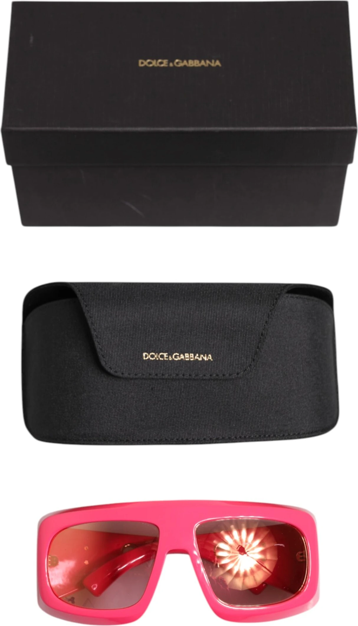 Солнцезащитные очки Dolce & Gabbana Pink Joy Therapy Oversized
