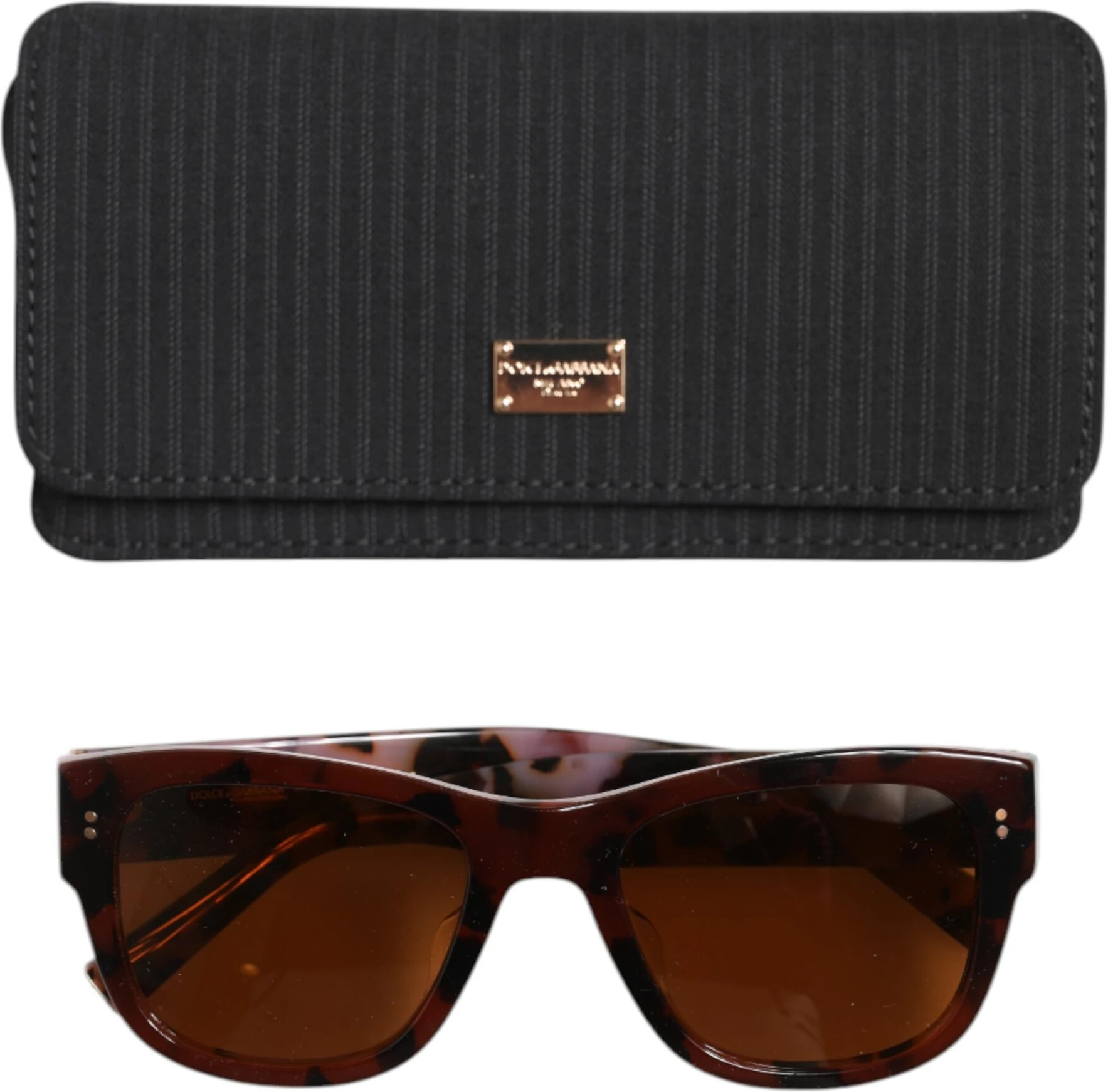 Солнцезащитные очки Dolce & Gabbana Havana Brown Black Эксцентричные Портновские Очки Солнцезащитные Очки