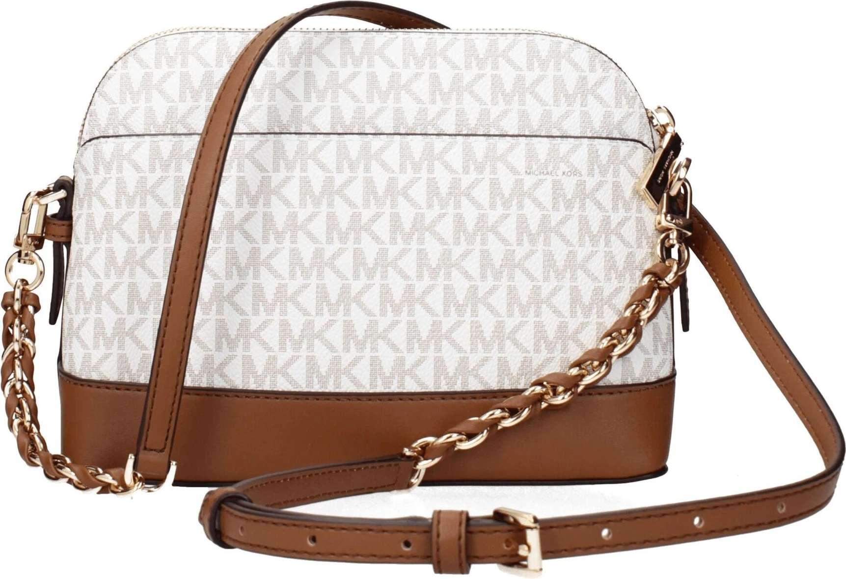 Сумка через плечо Michael Kors Бежевая Ткань