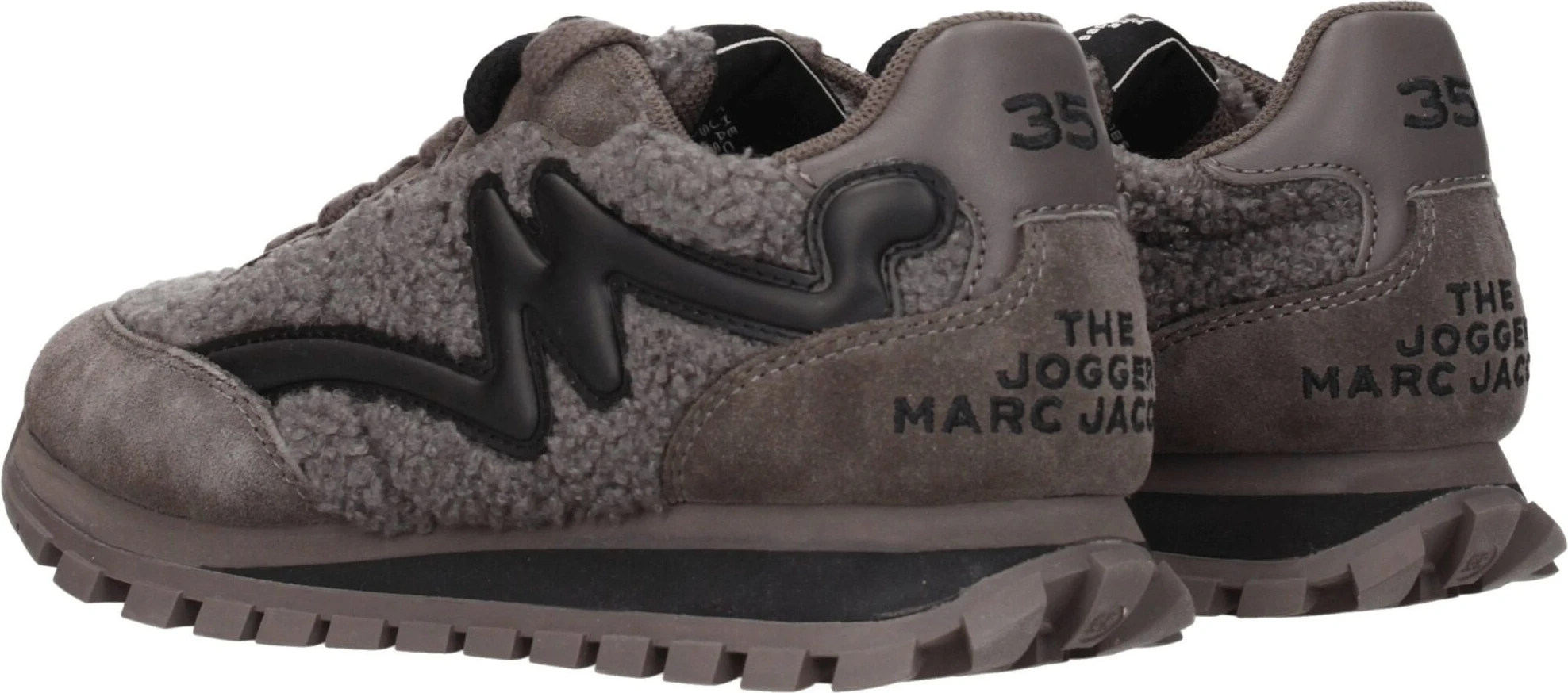Серые кроссовки на толстой подошве The Marc Jacobs