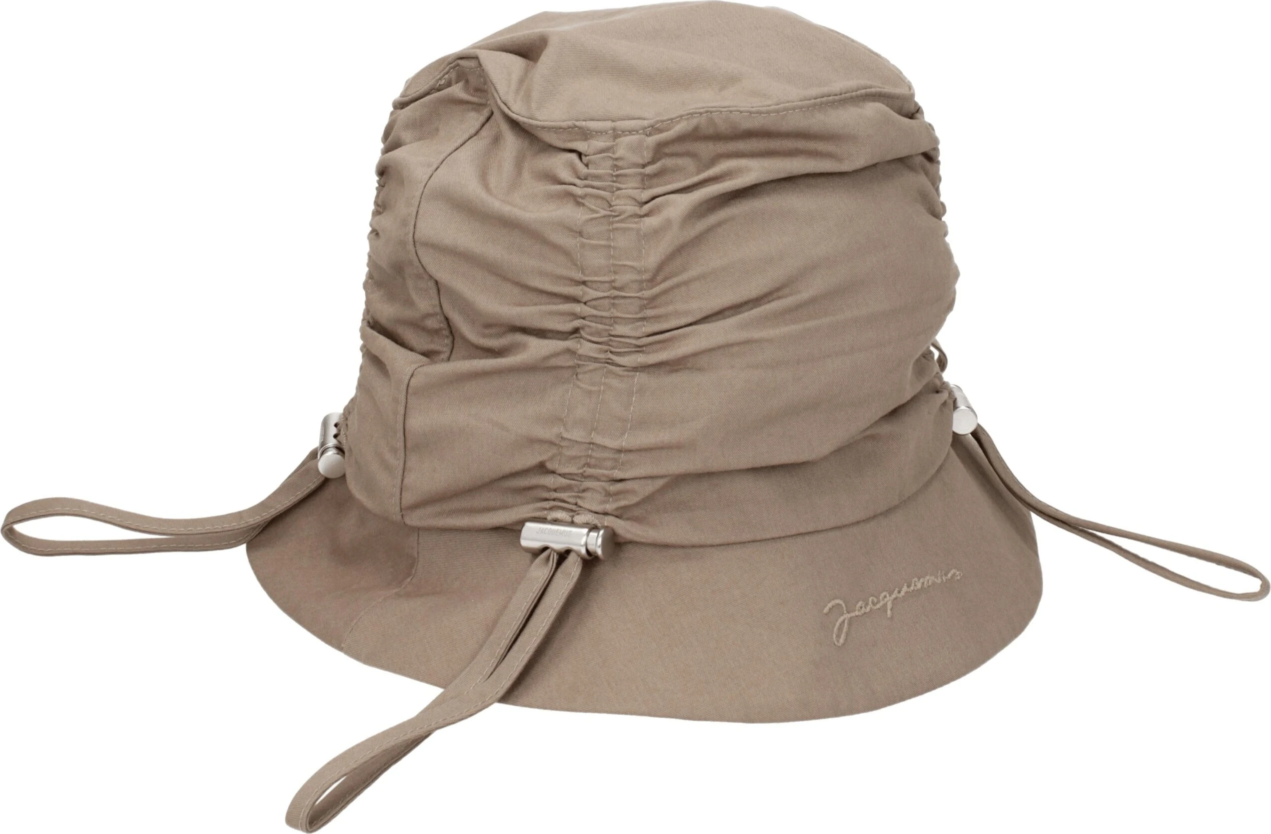 Шапка Jacquemus Beige Cotton панама