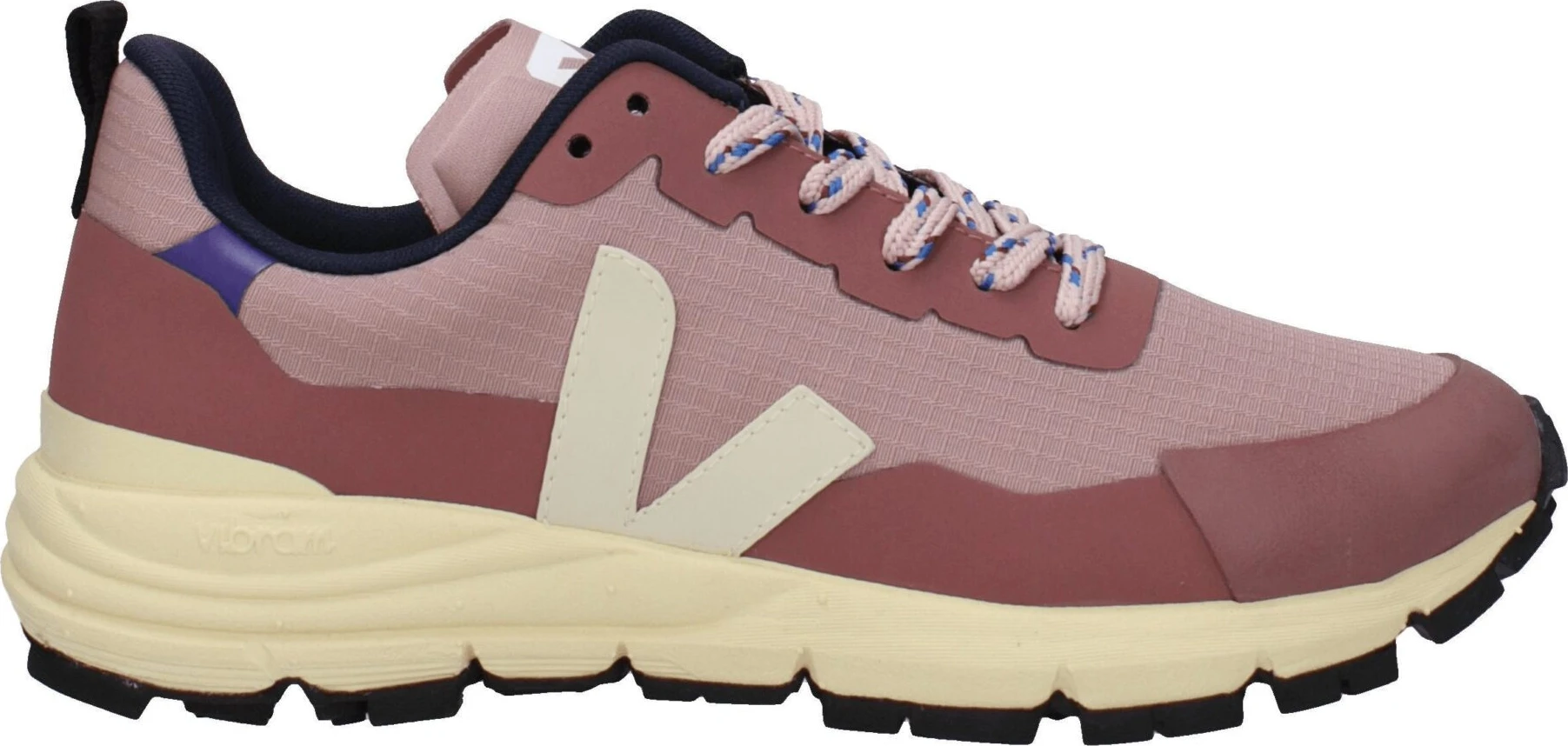 Розовые тканевые спортивные кроссовки Veja
