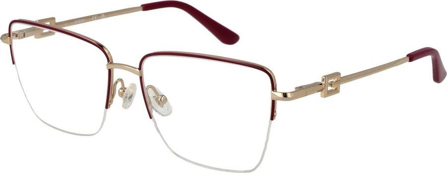 Красная металлическая оправа GUESS