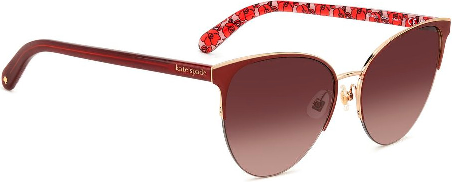 Солнцезащитные очки Kate Spade Красный Металл