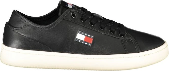 Женские кроссовки Tommy Hilfiger из черной кожи