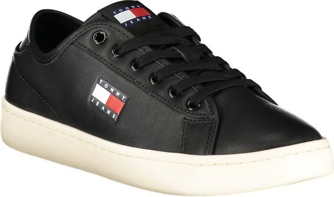 Женские кроссовки Tommy Hilfiger из черной кожи