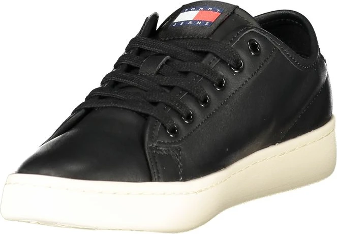 Женские кроссовки Tommy Hilfiger из черной кожи