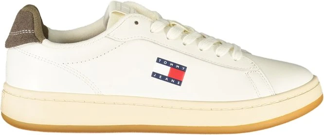 Белые кожаные женские кроссовки Tommy Hilfiger