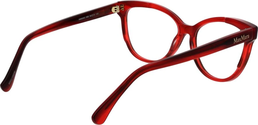 Очки Max Mara из красного ацетата (оправа)