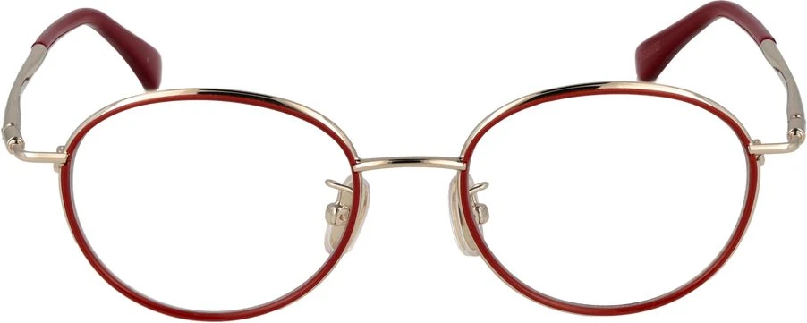 Красная металлическая оправа для очков Max Mara