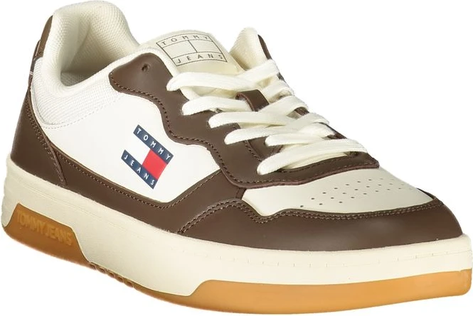 Кроссовки Tommy Hilfiger белые кожаные мужские
