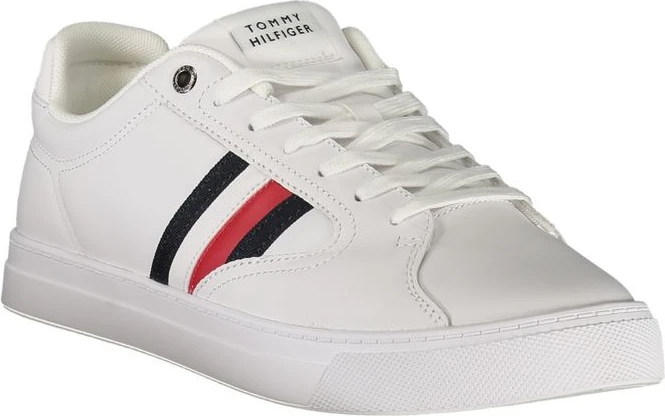 Белые кожаные кроссовки Tommy Hilfiger