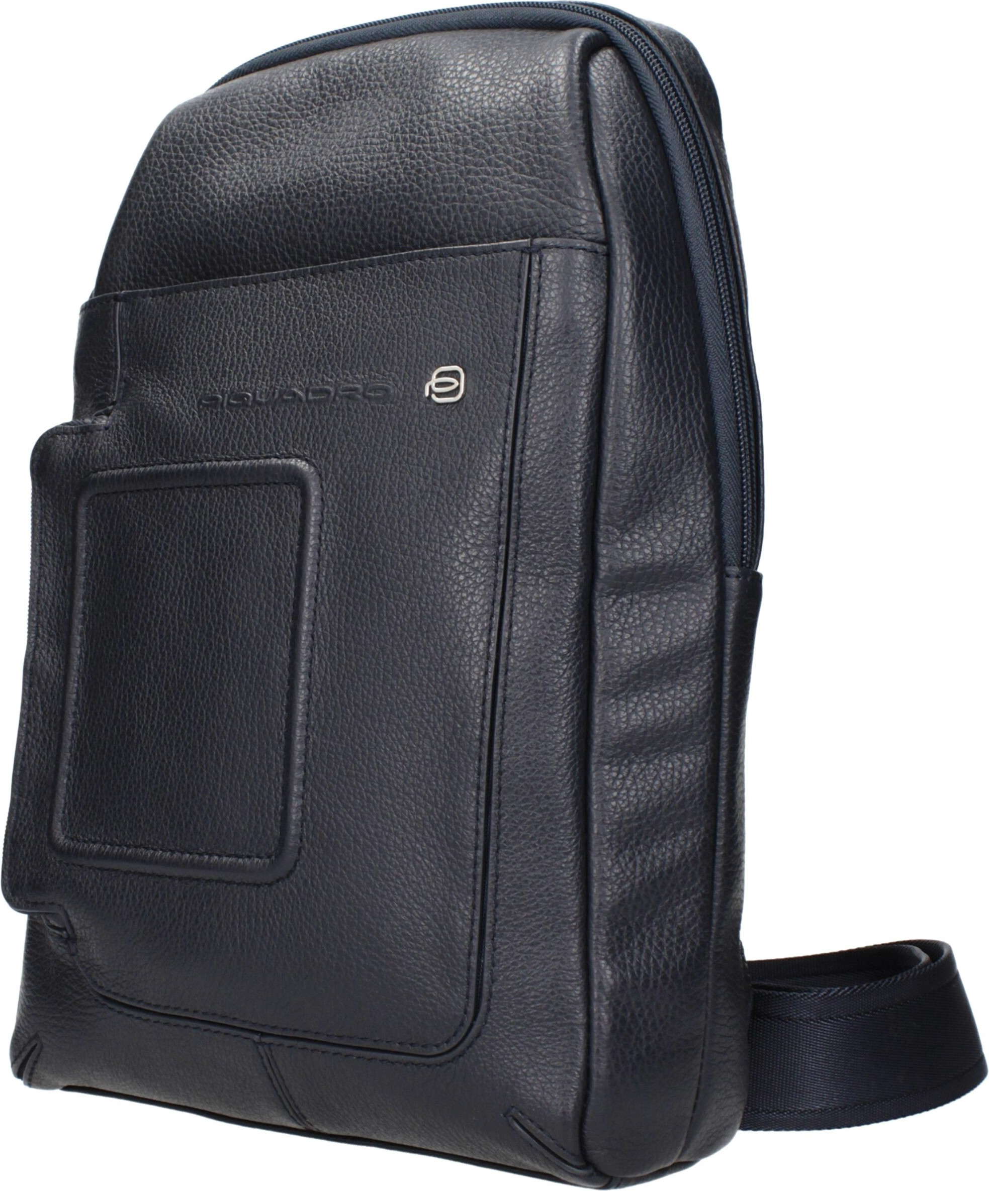 Сумка через плечо Piquadro Blue Leather