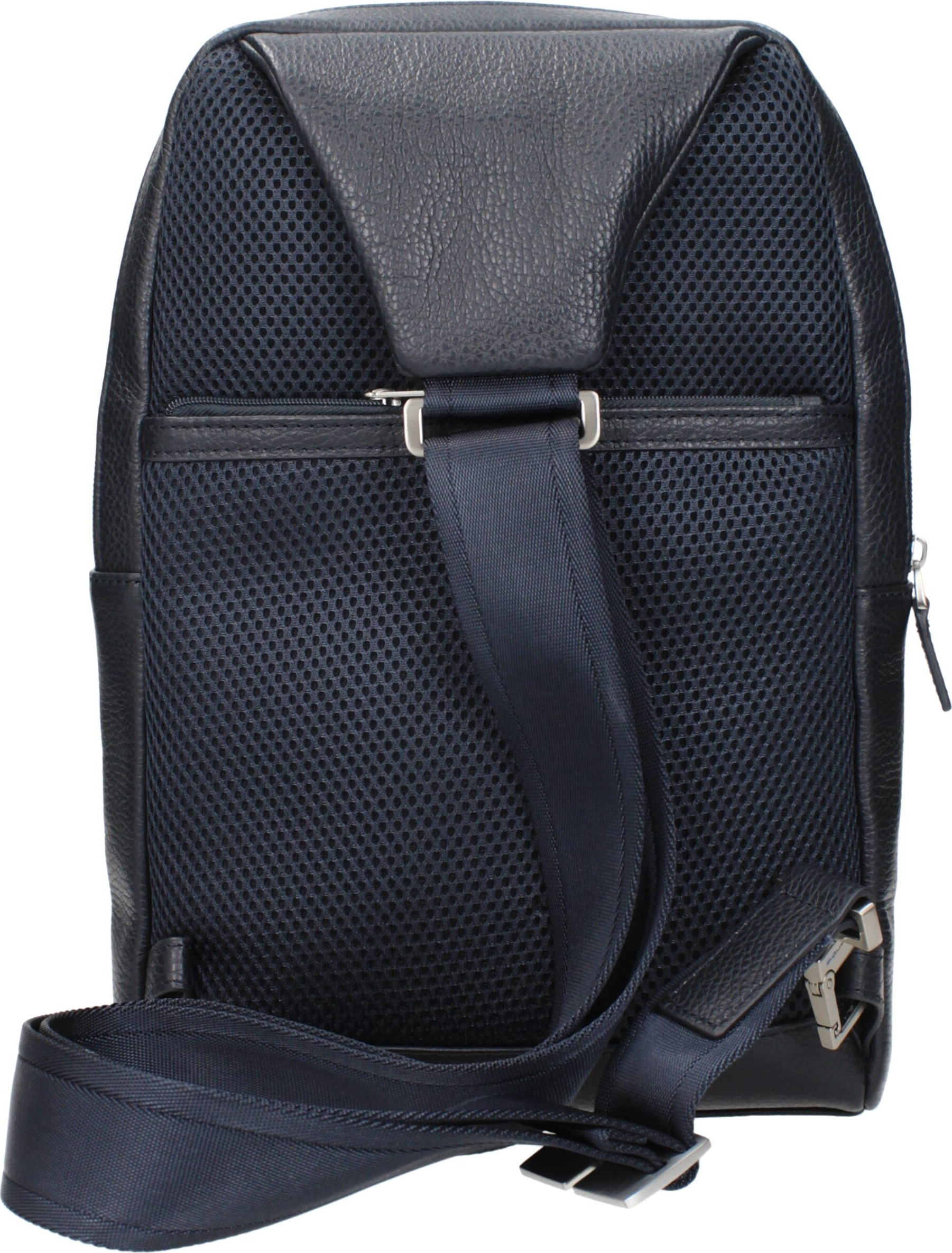 Сумка через плечо Piquadro Blue Leather