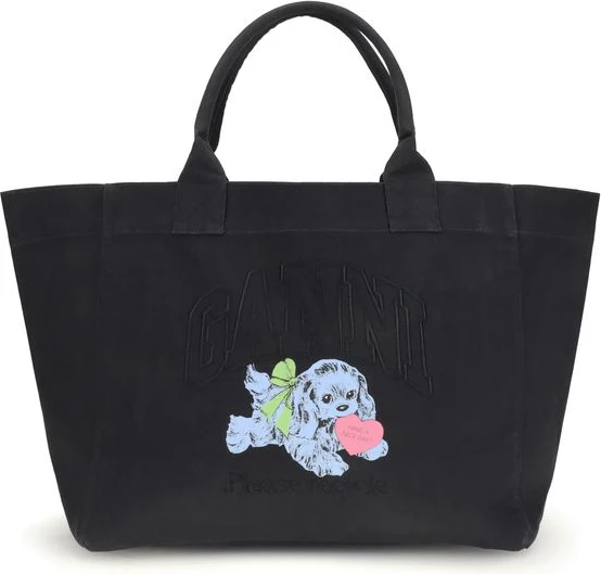 Сумка-тоут GANNI XXL Puppy Tote Bag