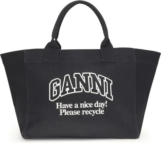 Сумка-тоут GANNI XXL Canvas Tote Bag