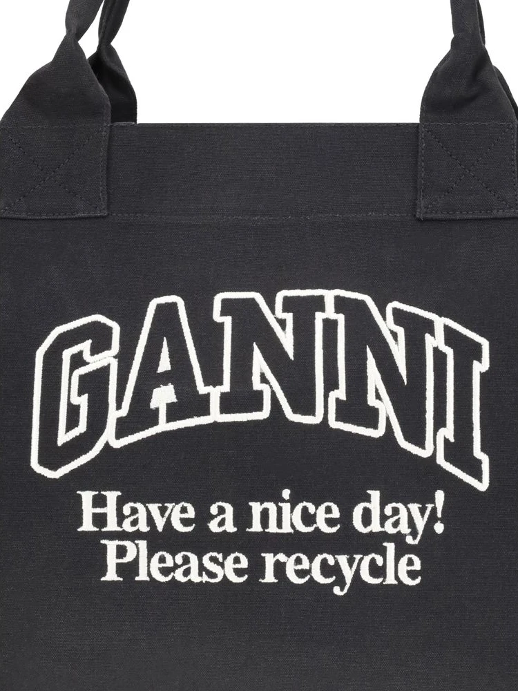Сумка-тоут GANNI XXL Canvas Tote Bag