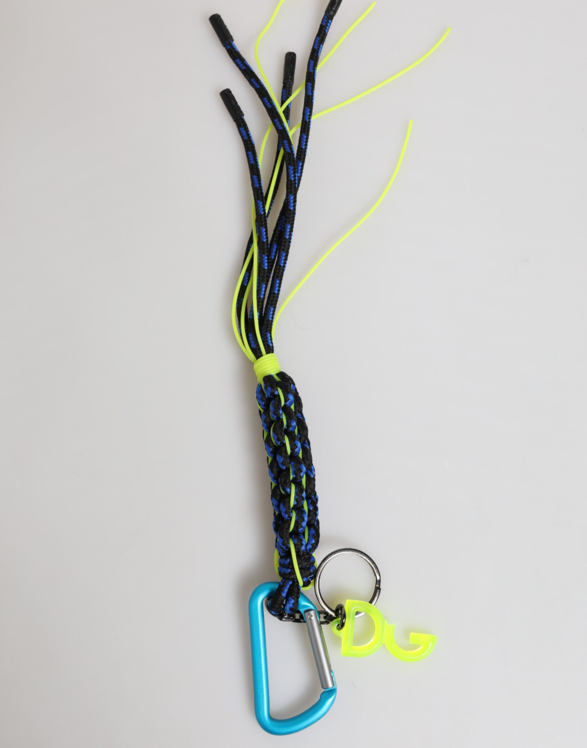 Брелок Dolce & Gabbana Мультицветная полиэстеровая тесьма Шнурок Брелок с логотипом DG Брелок
