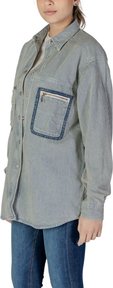 Blue Cotton Blouse Replay