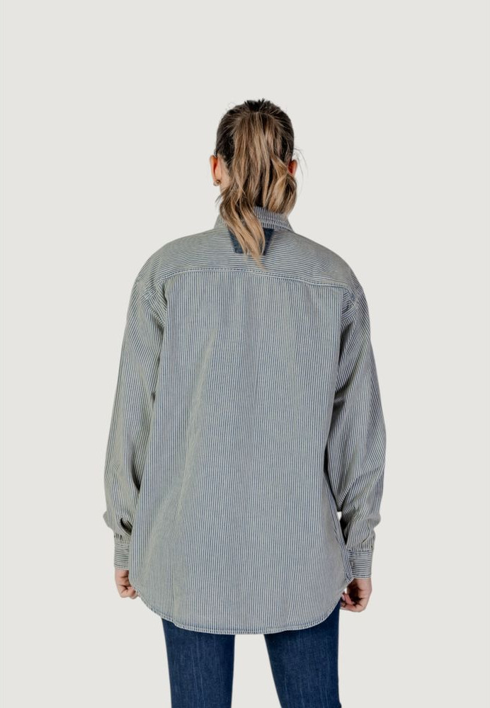 Blue Cotton Blouse Replay
