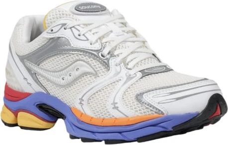 Белые кроссовки Saucony из синтетических материалов