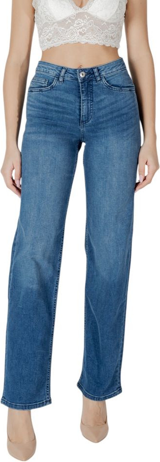 Blue Cotton Relaxed Fit Jeans ICHI