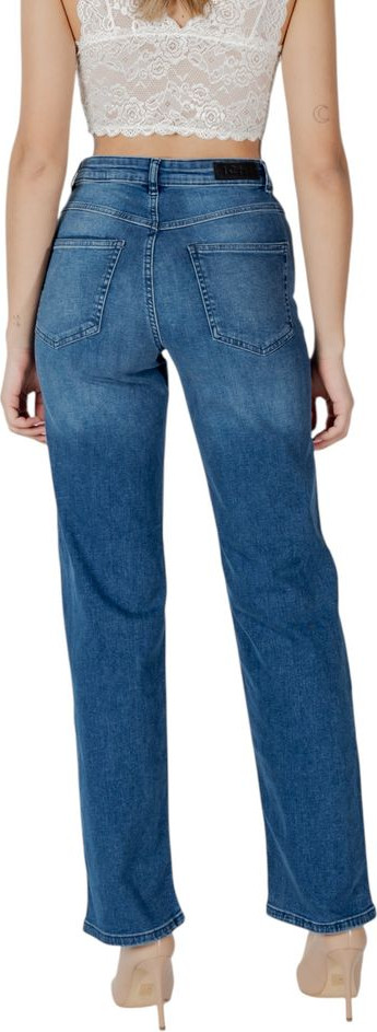 Blue Cotton Relaxed Fit Jeans ICHI