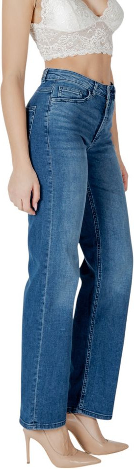 Blue Cotton Relaxed Fit Jeans ICHI