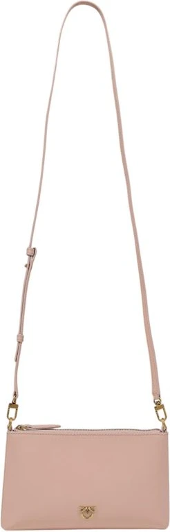 Клатч Pinko Flat Horizontal Mini Vitello Розовый