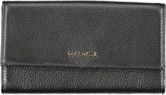 Кошелек Coccinelle Черная кожаная модель