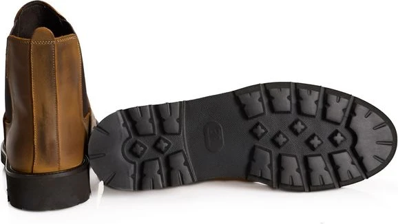 Roberto Pepe Luxury Коричневые мужские ботинки из телячьей кожи
