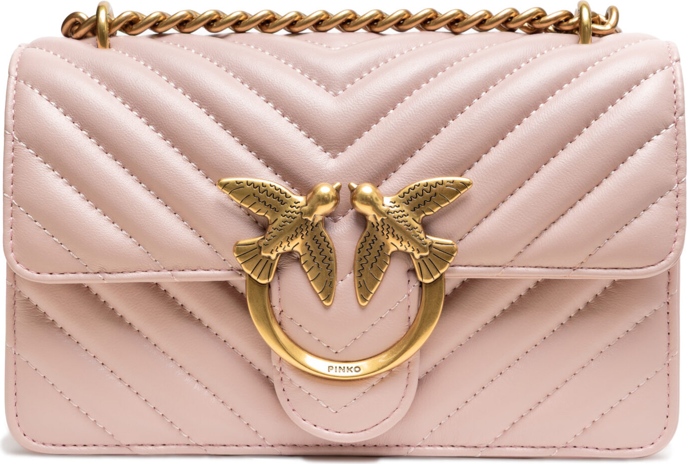 Сумка через плечо Pinko Powder Pink Love One Mini