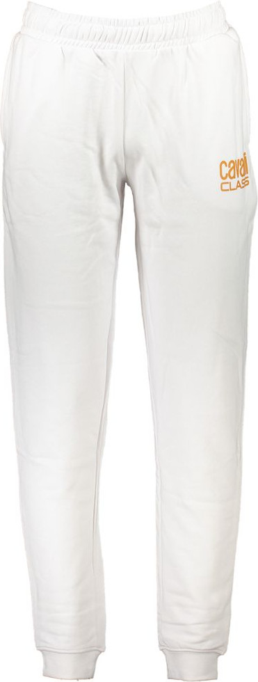 White Cotton Pant cavalli CLASS