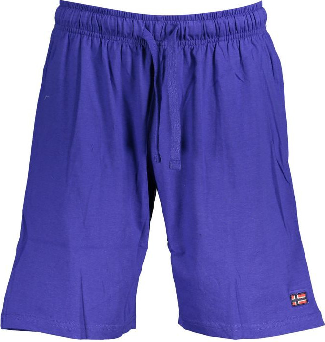 Blue Cotton Pant Geographical Norway Blue Cotton Pant
