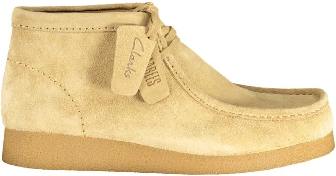 Кроссовки Clarks из бежевой кожи