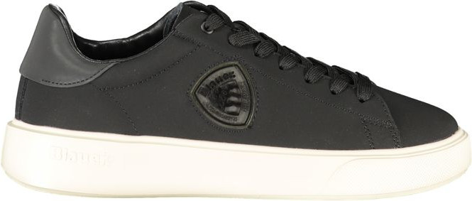 Sneaker Blauer Black Leather Men