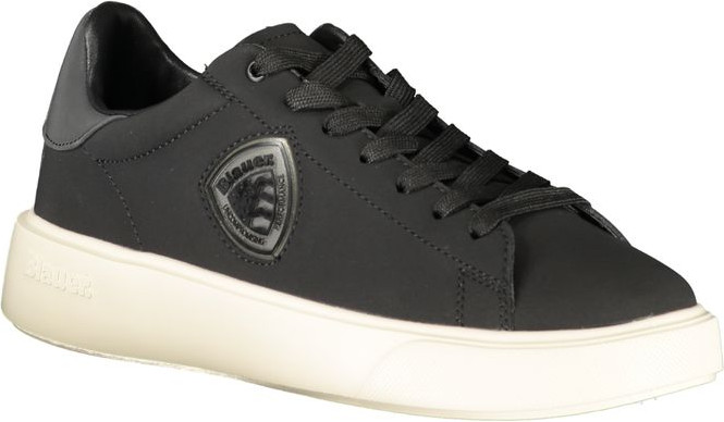 Sneaker Blauer Black Leather Men