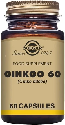 Овощные капсулы Solgar Super Ginkgo Полная сила Антиоксидантная поддержка и поддержка нервной системы