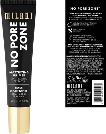 Матирующий праймер для лица Milani No Pore Zone