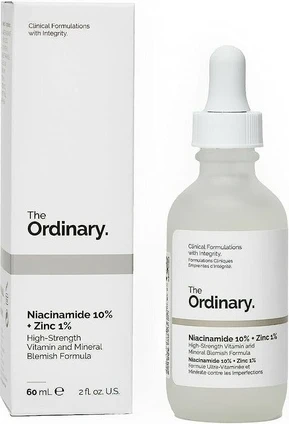 Витаминная сыворотка The Ordinary Niacinamide 10% + Zinc 1%